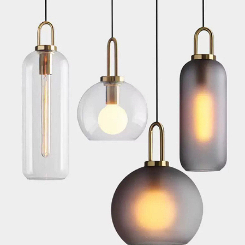 Home Of The Year Bathroom - Lampada a Sospensione LED Nera in