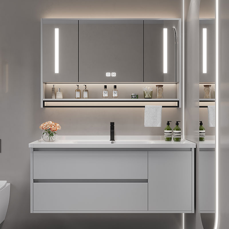 Home Bathroom Partition - Vanità da bagno con divisorio vintage