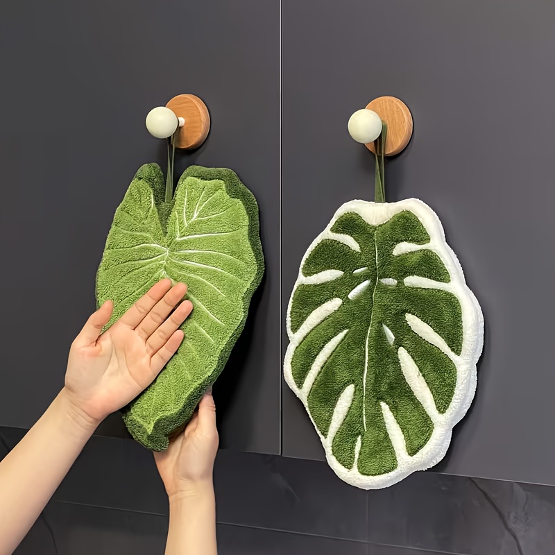 Home Bathroom Accessories - Asciugamano a forma di foglia, Accessori