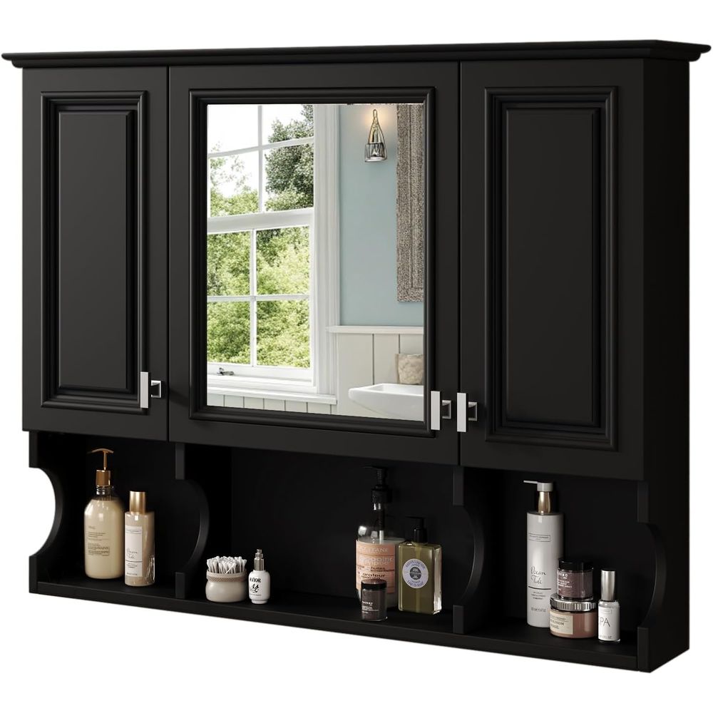 Home Bathroom Mirror - Armadietto da bagno a parete con