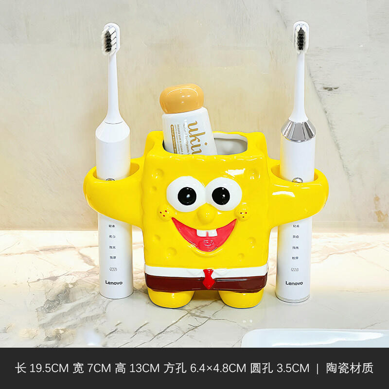Home Goods Bathroom - Portaspazzolino a Forma di Patrick Star
