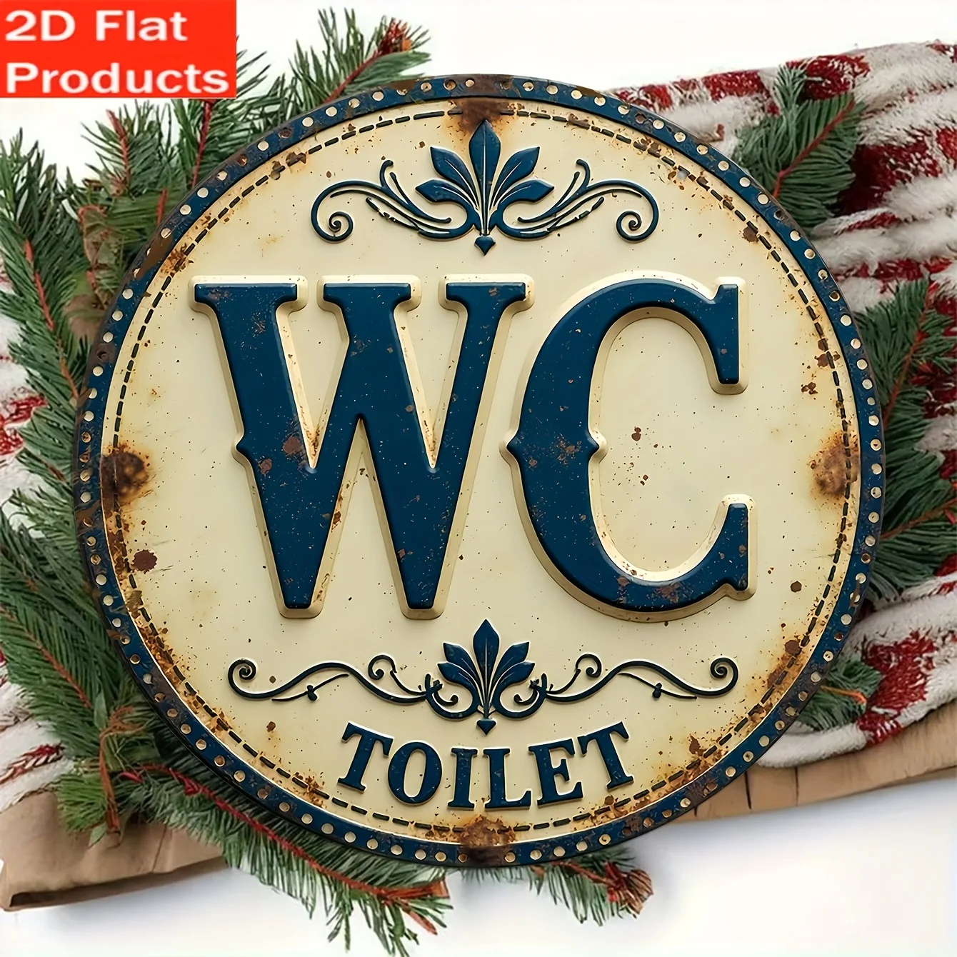Home Of The Year Bathroom - Insegna da bagno in legno stile