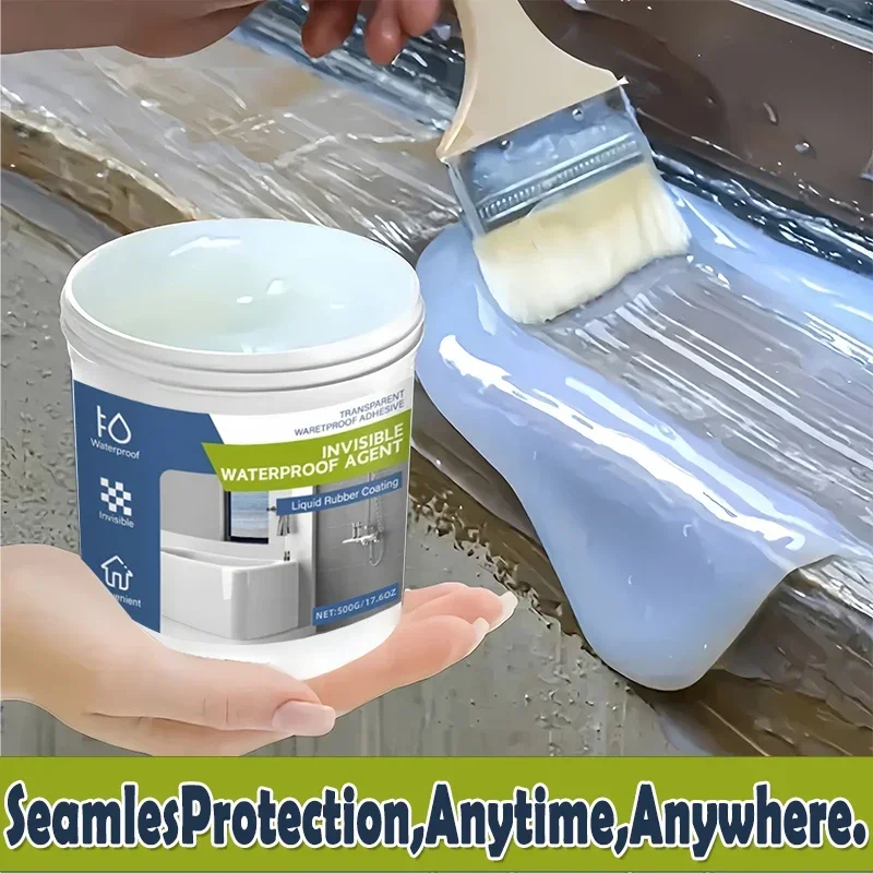 Home Bathroom Repair - Sigillante Impermeabile Trasparente 500g/300g/100g, Rivestimento Isolante