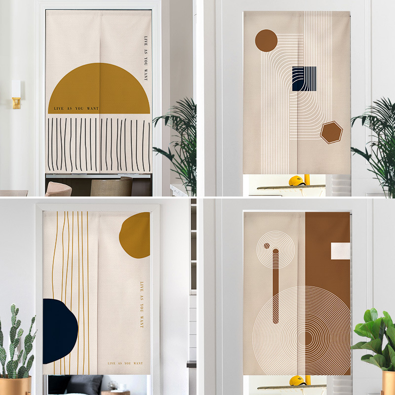 Home Bathroom Partition - Tenda per porta stile Wabi-sabi Semplice