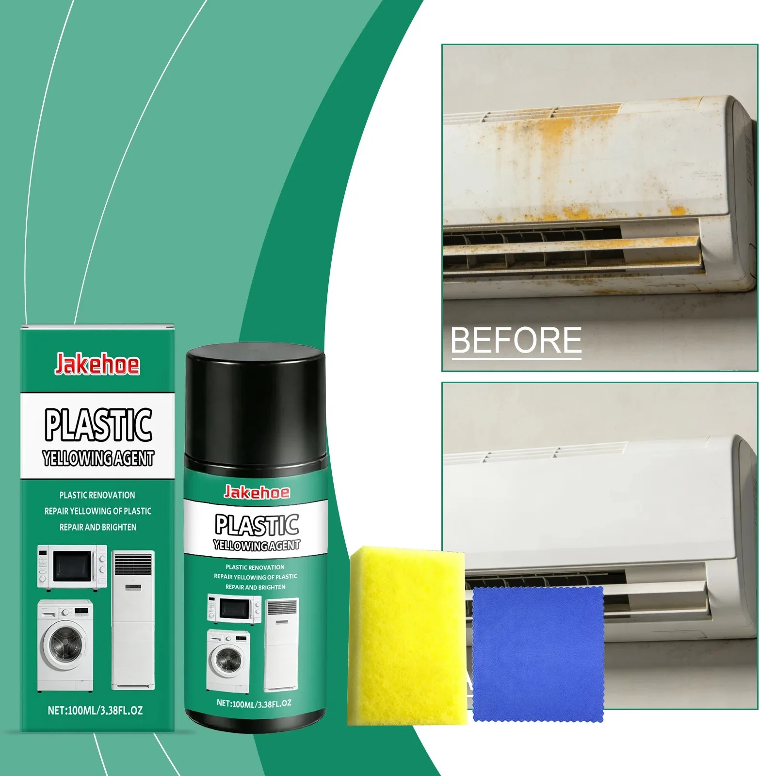 Home Bathroom Repair - Agente Rigenerante per Plastica Domestica: Rimuove