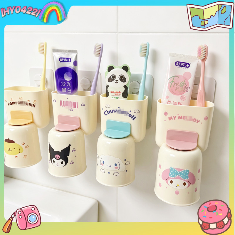 Home Goods Bathroom - Portaspazzolino Kuromi, grazioso contenitore da parete