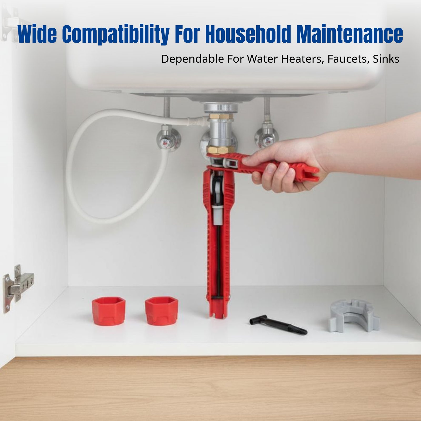 Home Bathroom Sink - Chiave per lavabo, strumento multifunzionale in