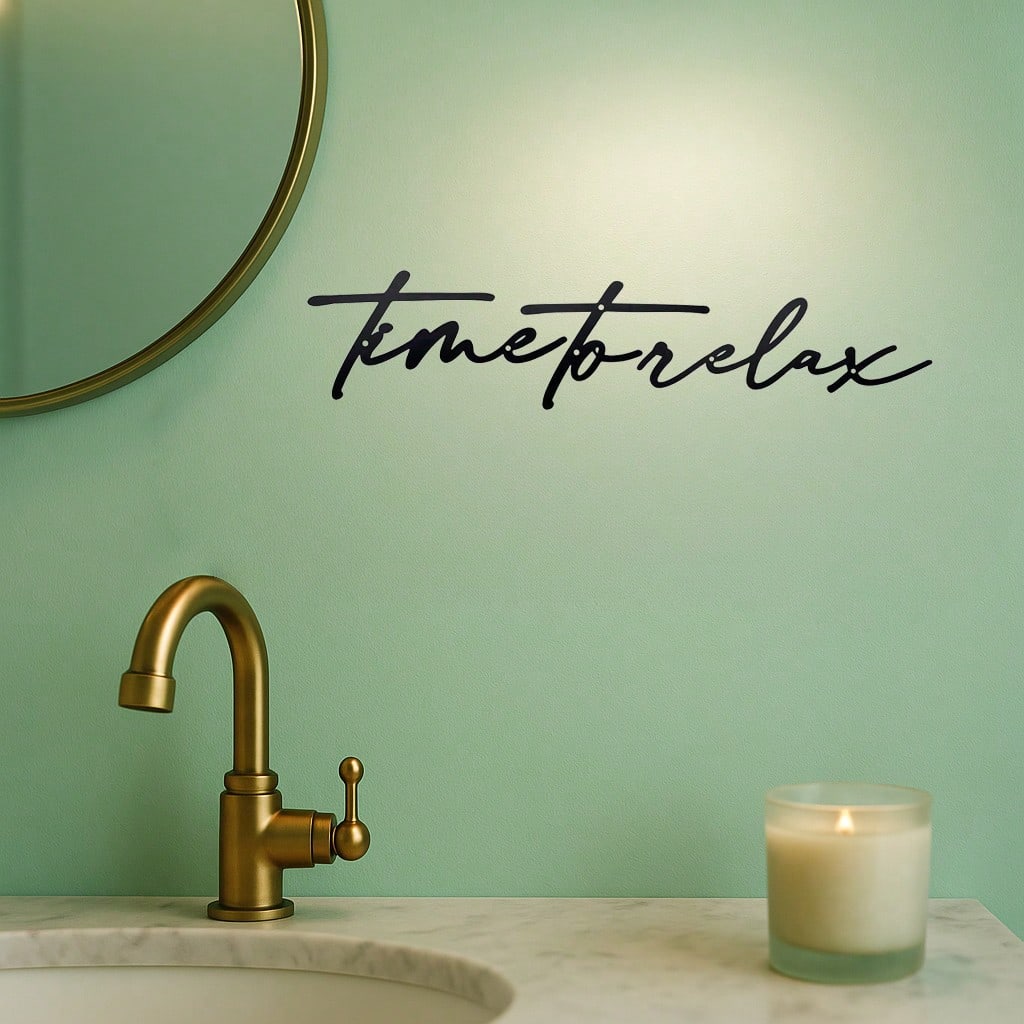 Home Goods Bathroom - Set di 3 Pezzi di Arte