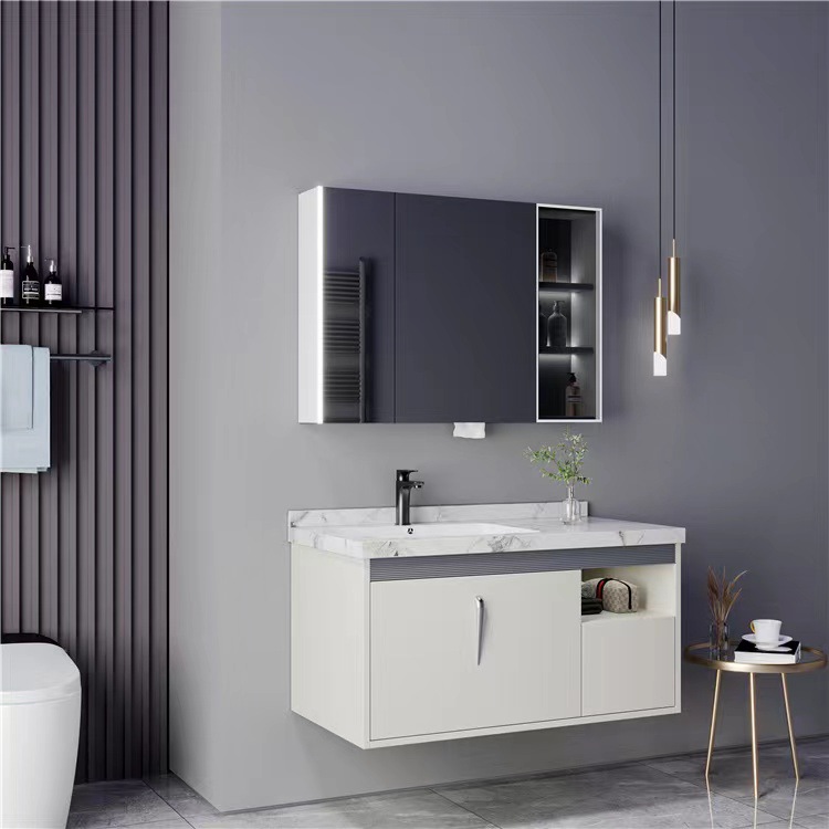 Home Bathroom Mirror - Mobile da Bagno Moderno Sospeso con