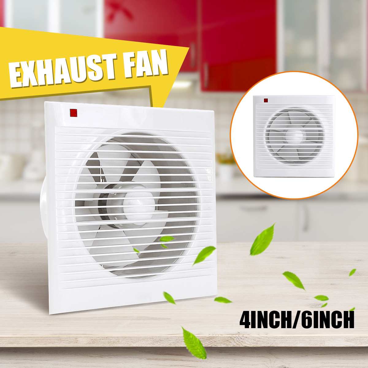 Home Bathroom Vent Fans - 4 pollici 6 pollici 8 pollici