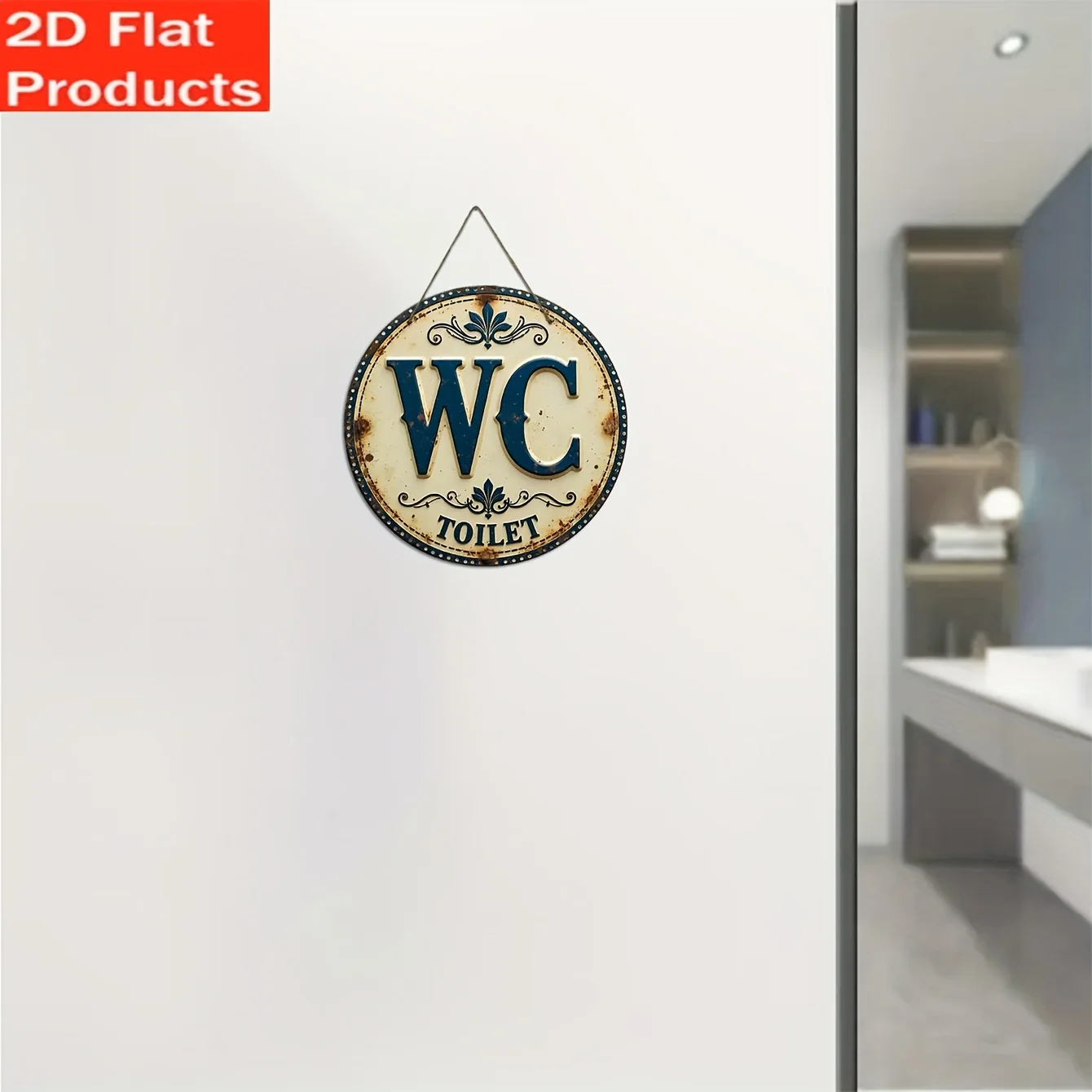 Insegna da bagno in legno stil - Home Of The Year Bathroom recensione e prezzo
