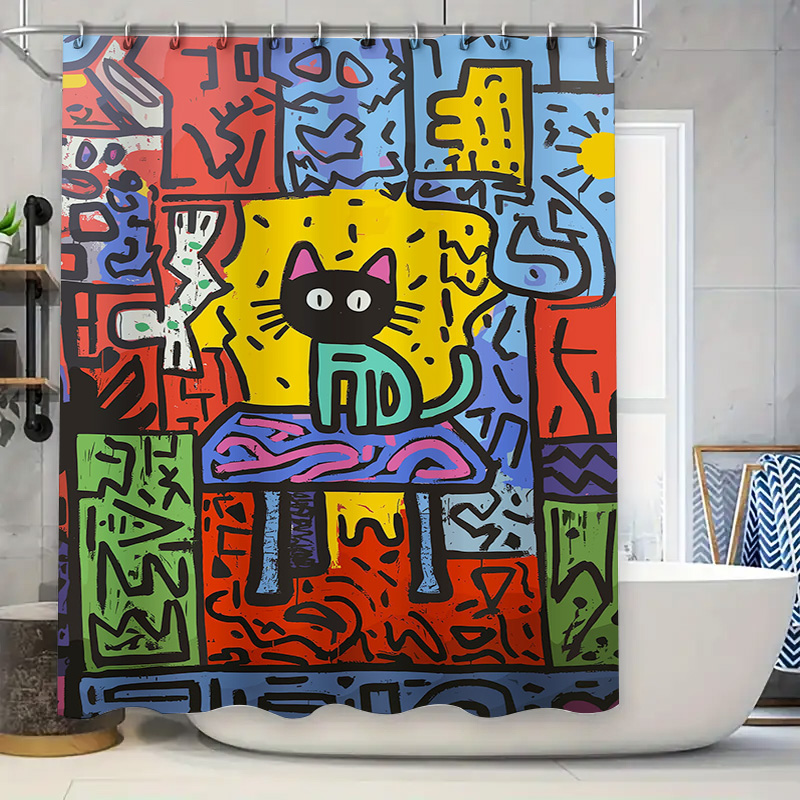 Tenda da doccia con motivo gat - Home Bathroom Remodel recensione e prezzo
