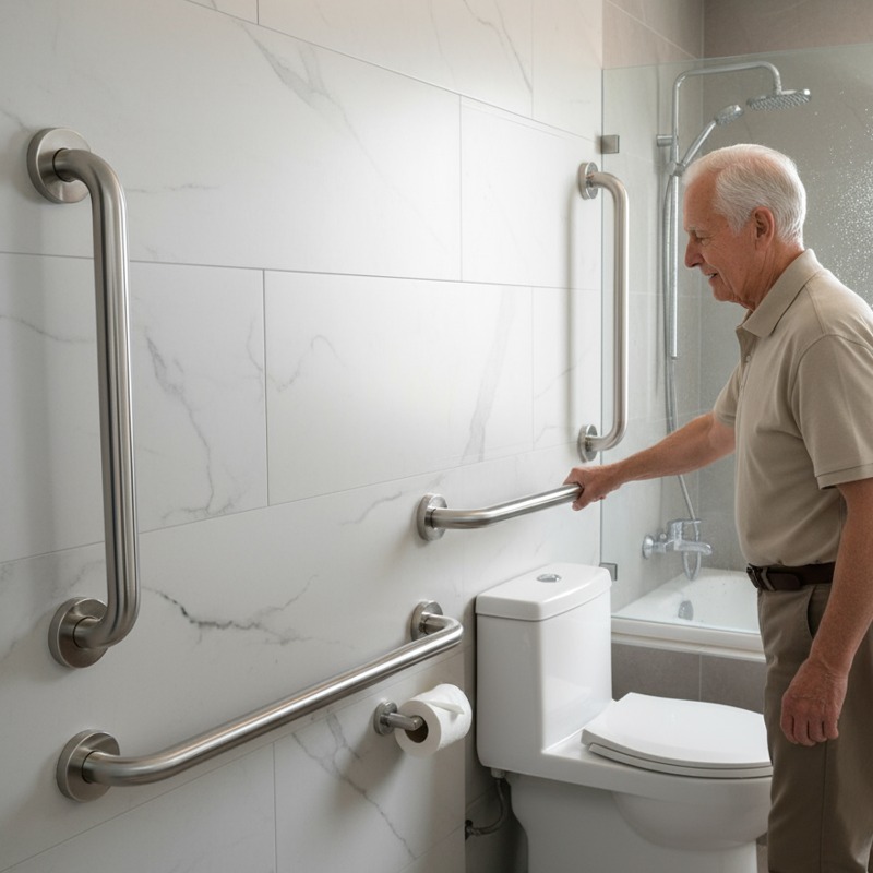 Corrimano in Acciaio Inossidab - Home Bathroom Grab Bar recensione e prezzo