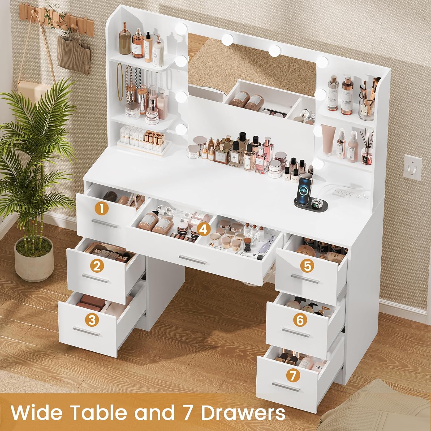 Grande Toeletta con Specchio L - Home Outlet Bathroom Vanity recensione e prezzo