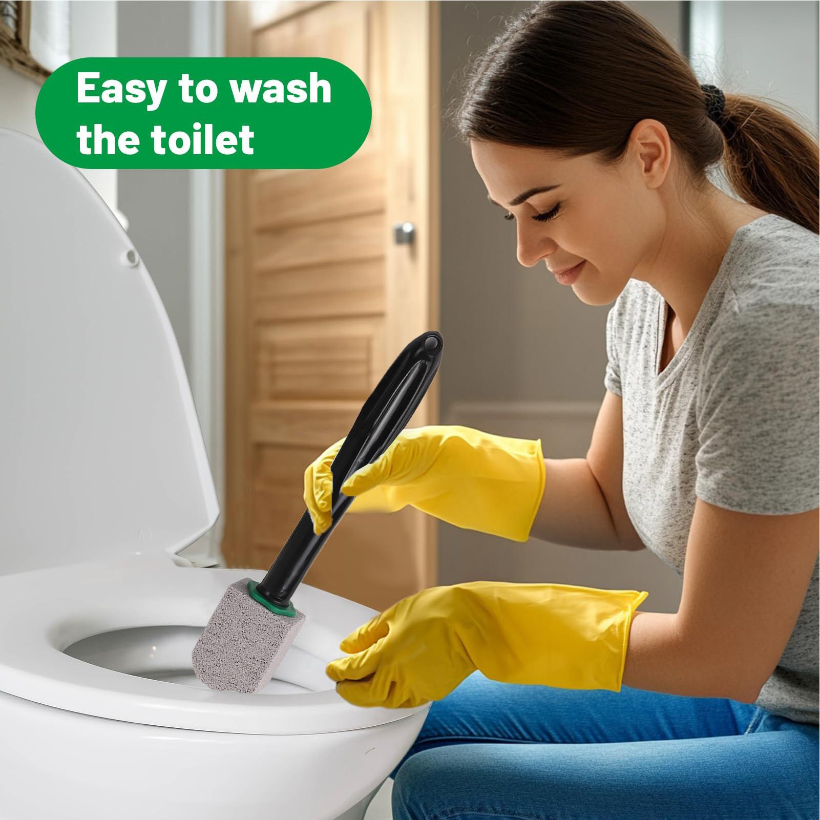 Spazzola per WC con manico lun - Home Bathroom Sink recensione e prezzo