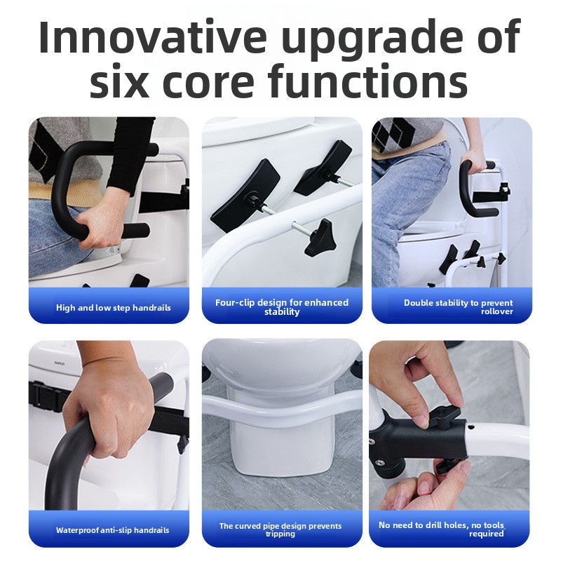 Barre di supporto per WC per a - Home Bathroom Grab Bar recensione e prezzo