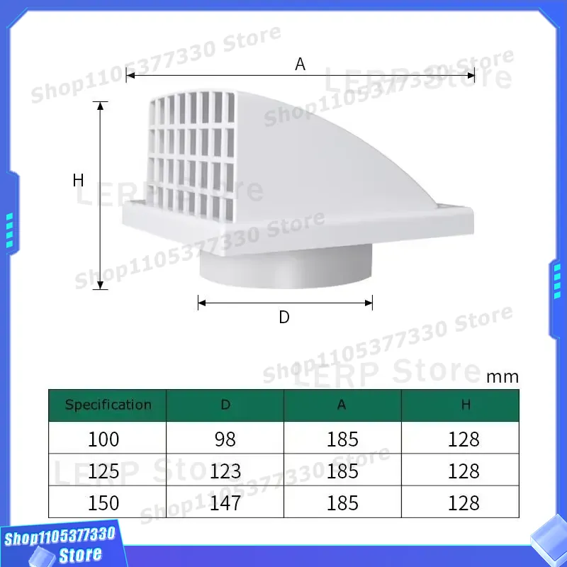 Griglia di Ventilazione Flessi - Home Bathroom Vent Fans recensione e prezzo
