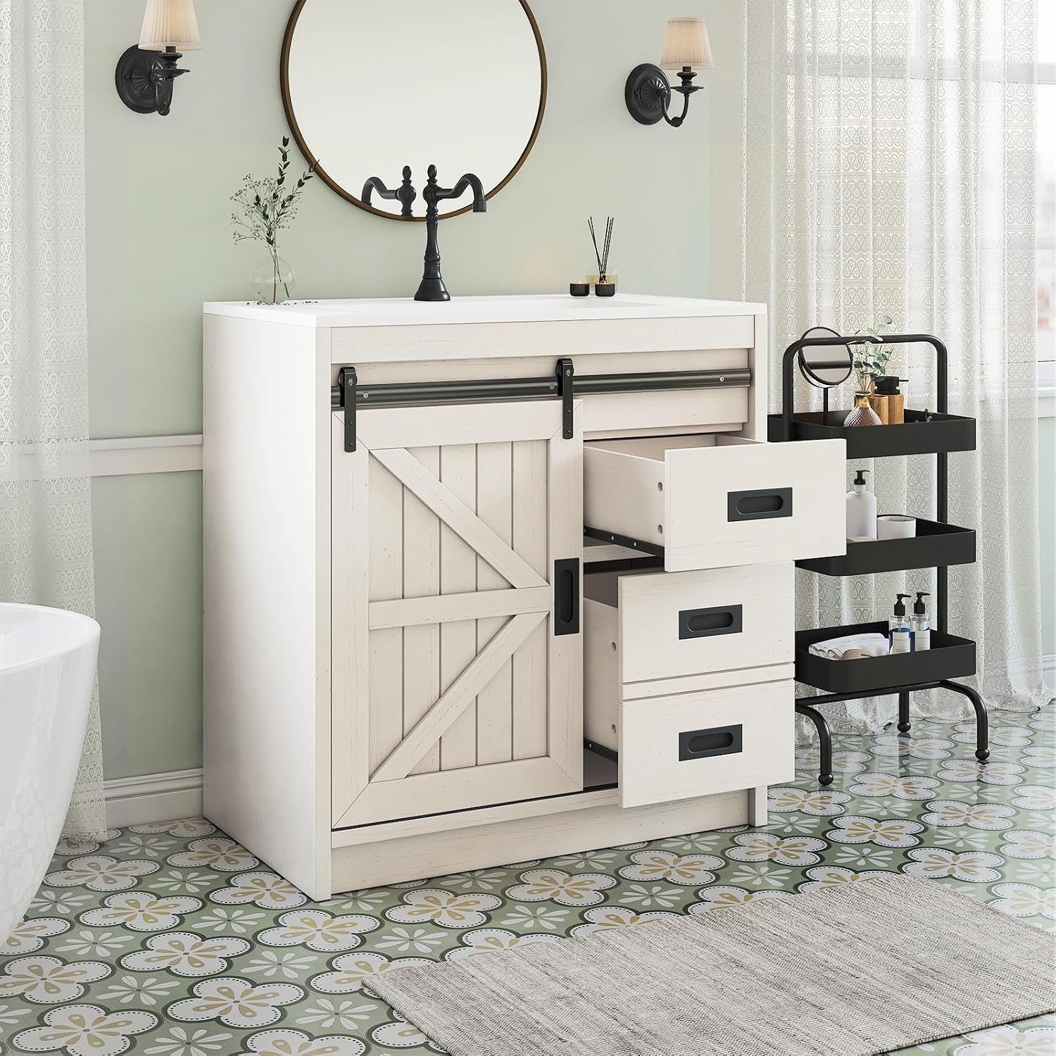Mobile bagno grande in stile r - Home Bathroom Sink recensione e prezzo