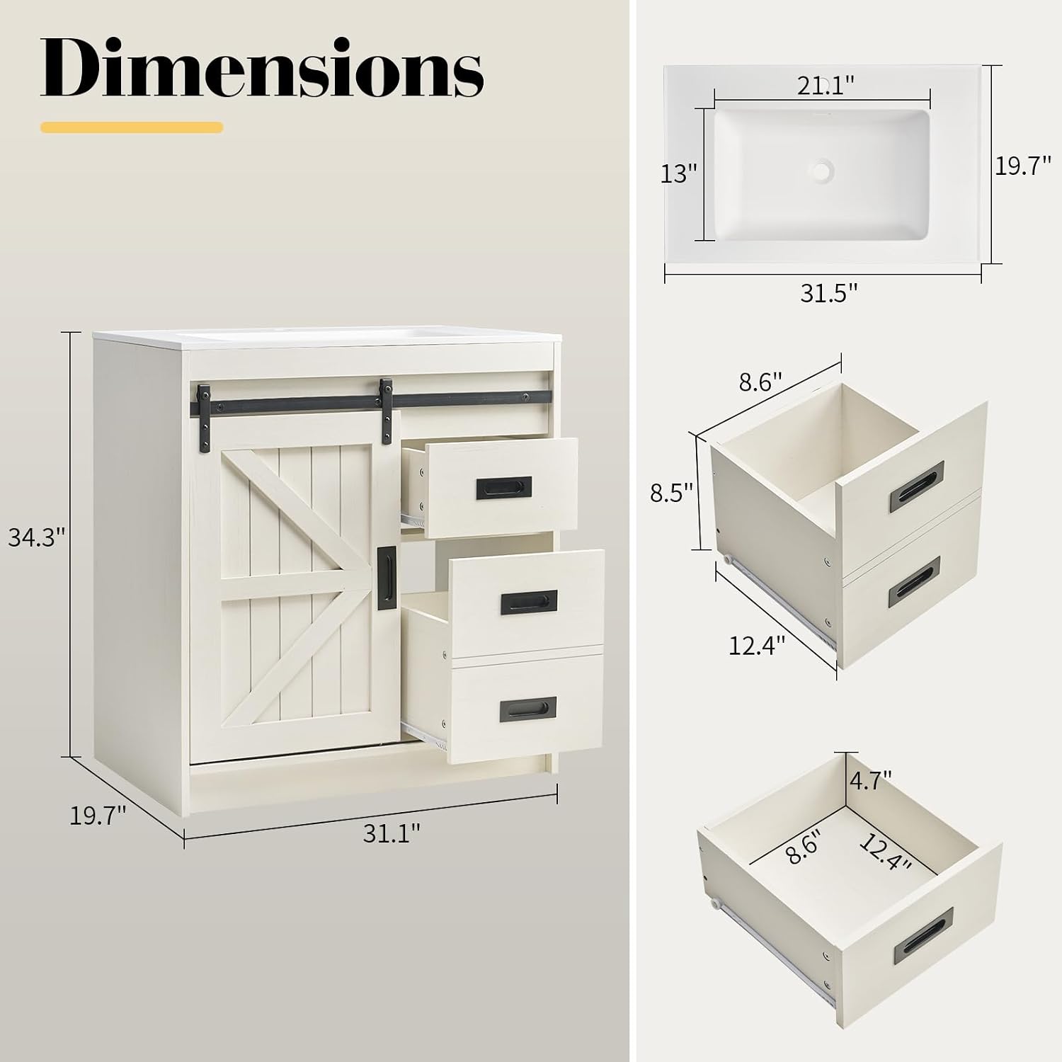 Mobile bagno grande in stile r - Home Bathroom Sink recensione e prezzo