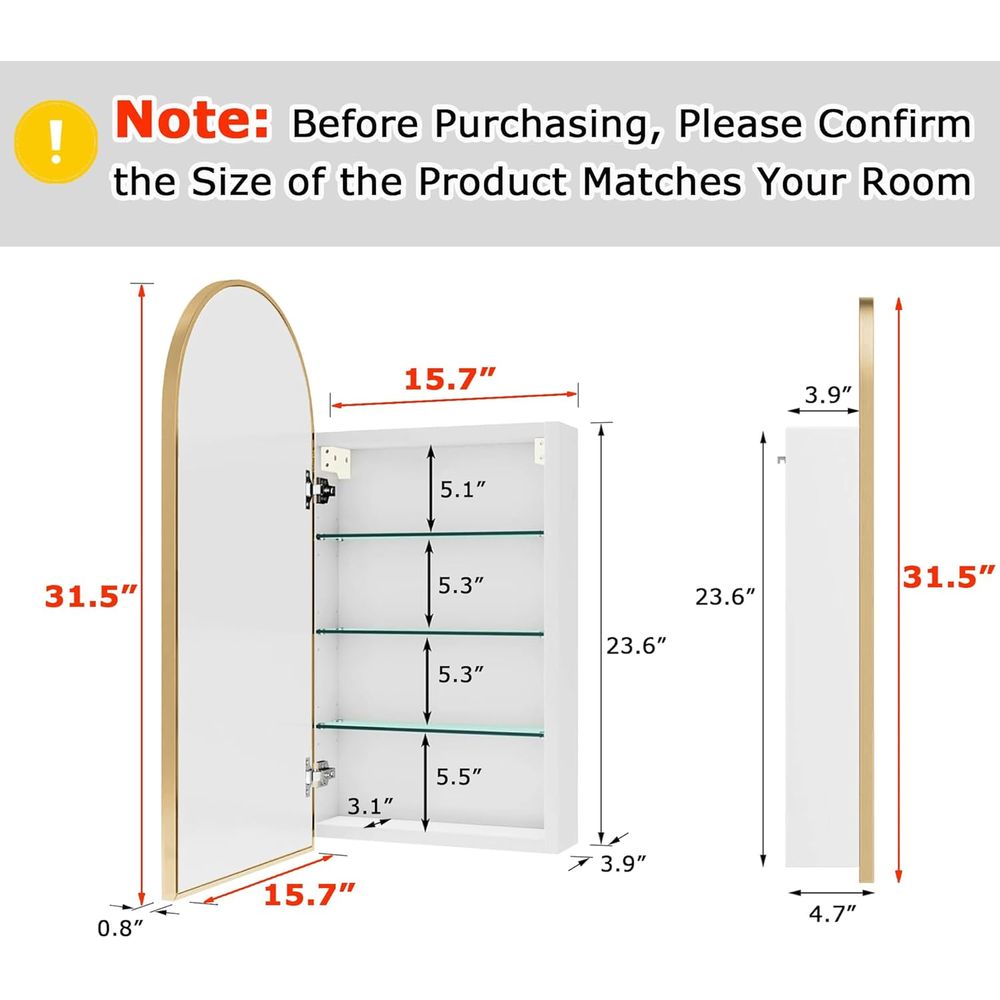 Lussuoso Armadietto da Bagno D - Home Bathroom Mirror recensione e prezzo