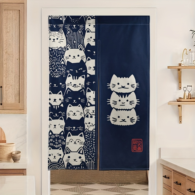 VIKAMA Cute Cat Half Curtain i - Home Bathroom Partition recensione e prezzo
