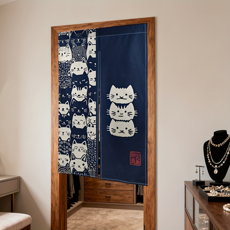 VIKAMA Cute Cat Half Curtain i - Home Bathroom Partition recensione e prezzo