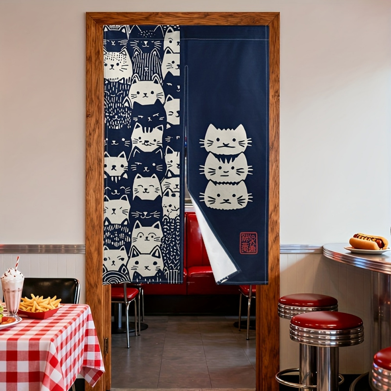 VIKAMA Cute Cat Half Curtain i - Home Bathroom Partition recensione e prezzo