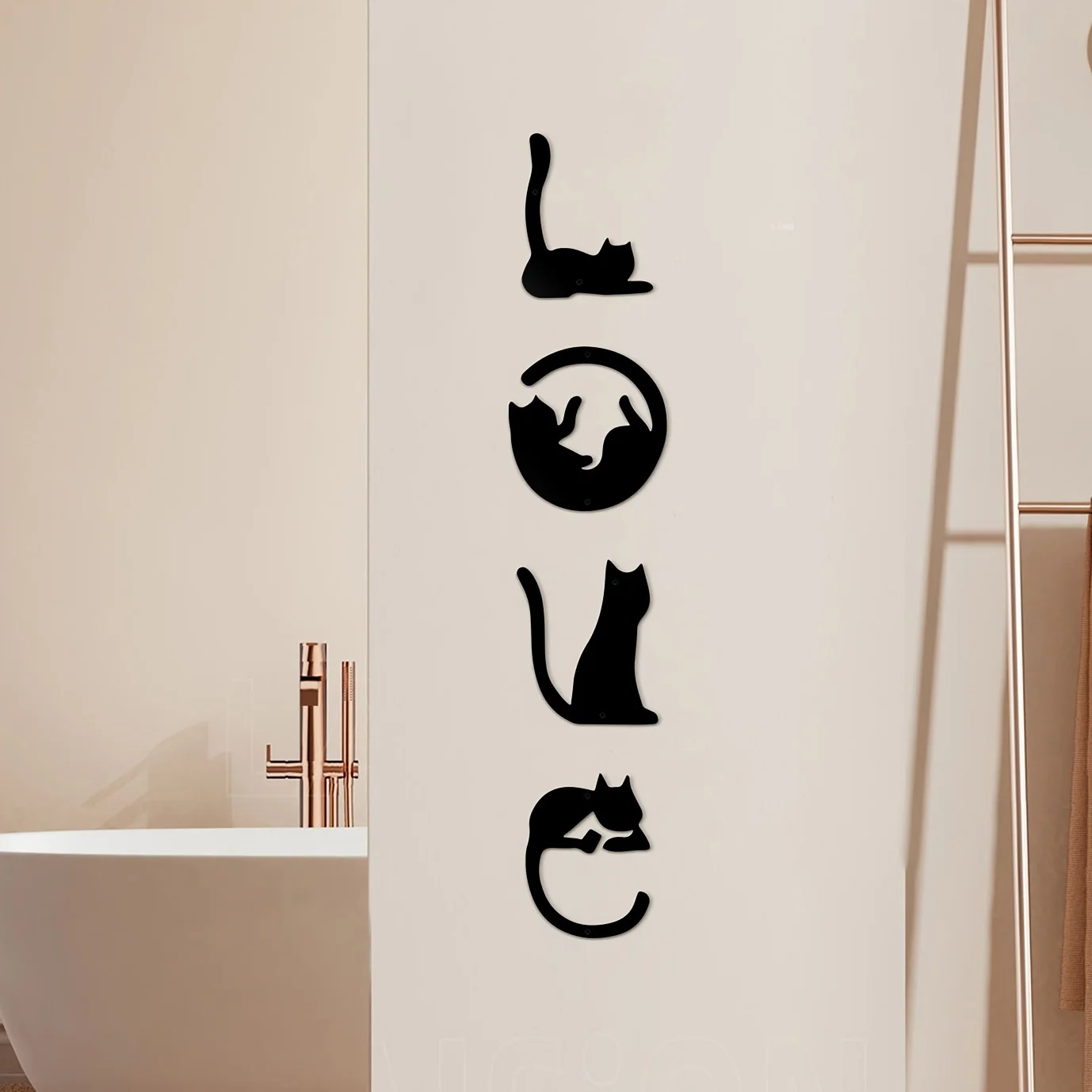 HelloYoung 4 pz/set Cute Cat M - Home Goods Bathroom recensione e prezzo