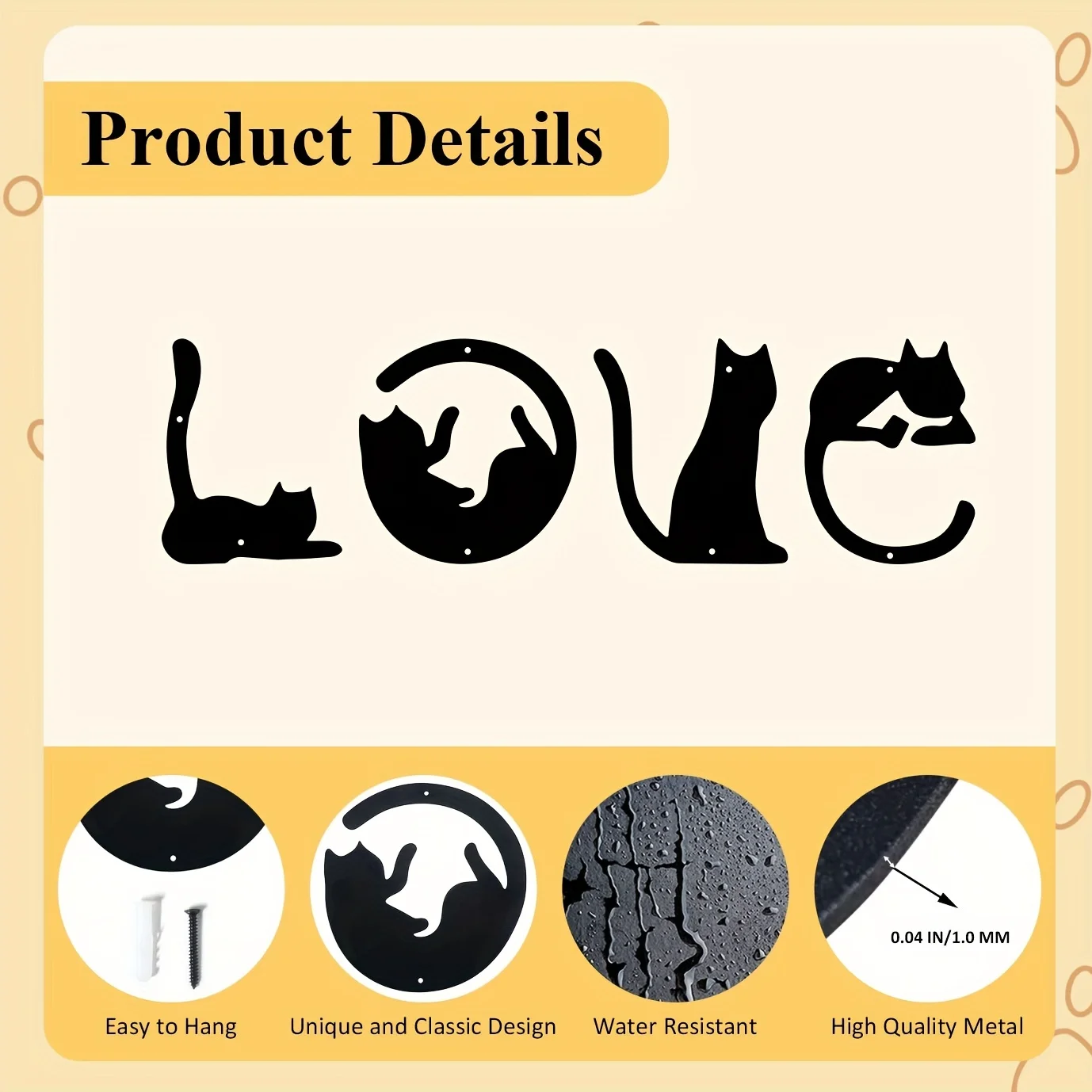 HelloYoung 4 pz/set Cute Cat M - Home Goods Bathroom recensione e prezzo