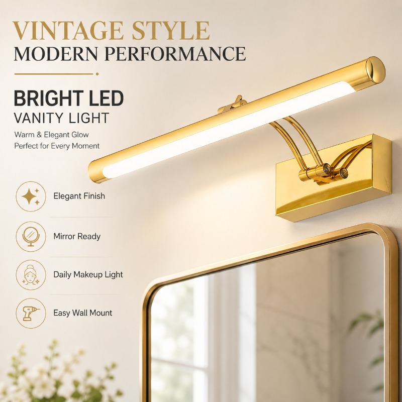 Lampada da parete vintage a LE - Home Bathroom Mirror recensione e prezzo