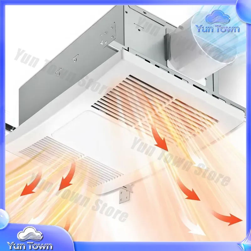 Ventilatore da soffitto in met - Home Bathroom Vent Fans recensione e prezzo