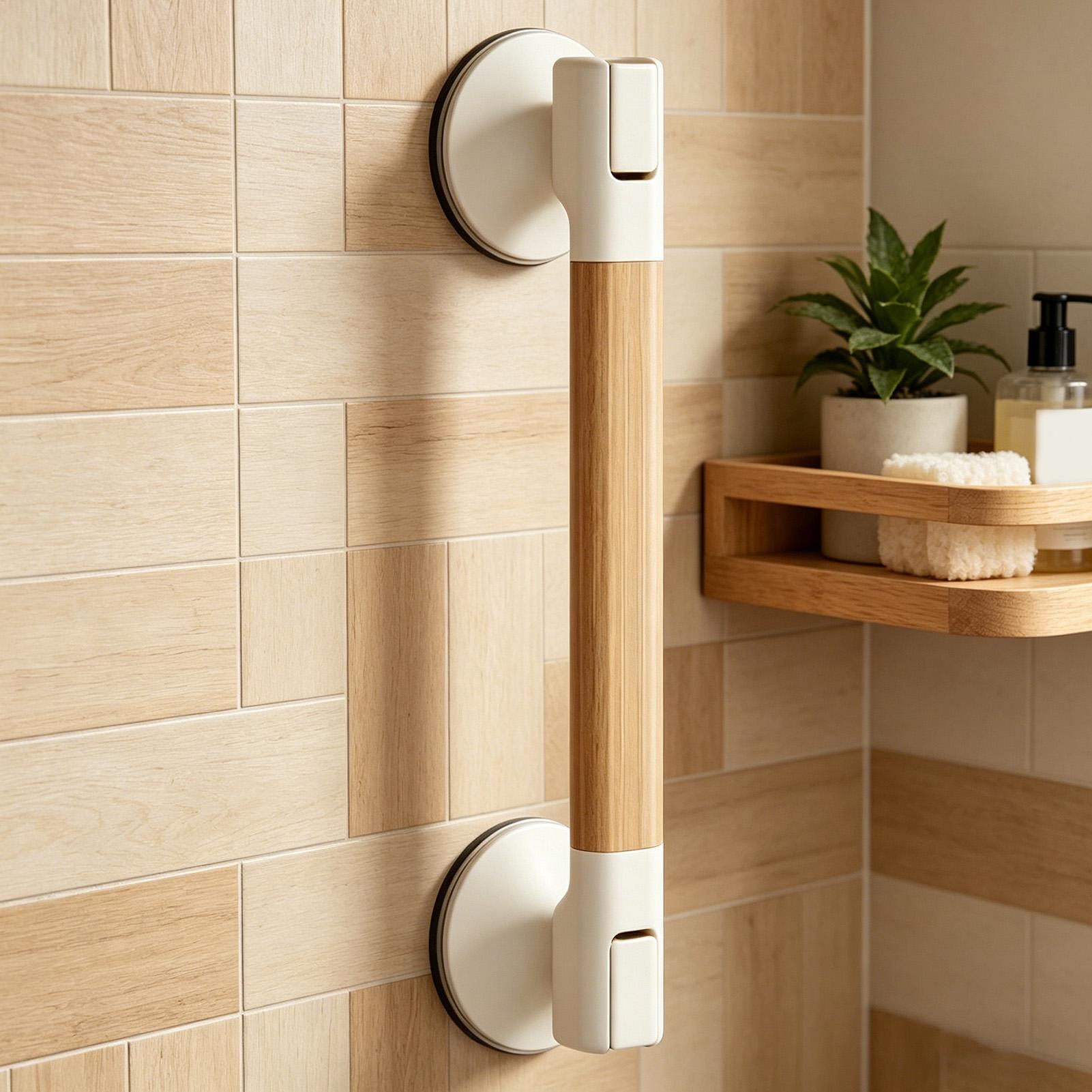 Maniglia a ventosa per doccia, - Home Bathroom Grab Bar recensione e prezzo