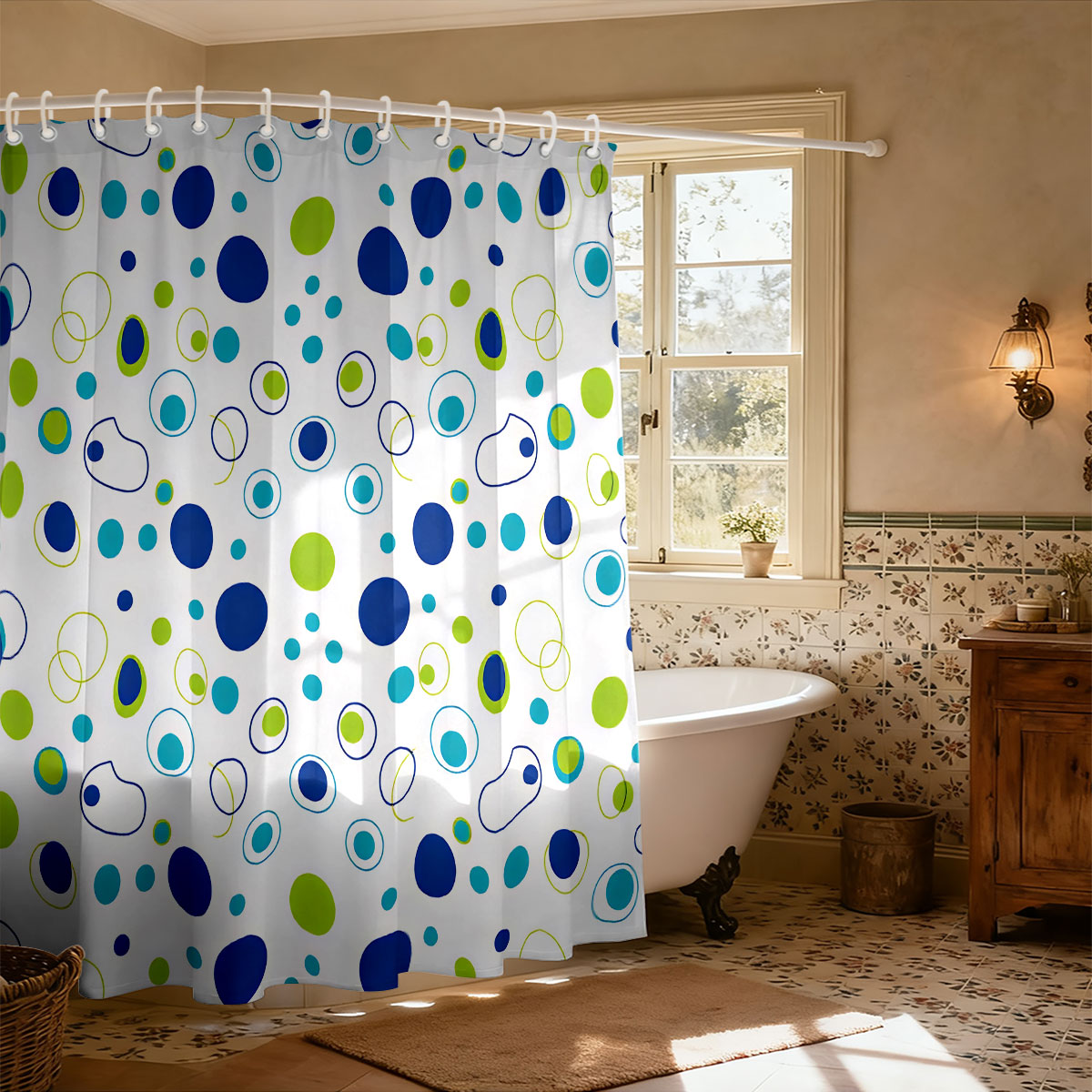 Tenda da Doccia Stampata Color - Home Bathroom Partition recensione e prezzo