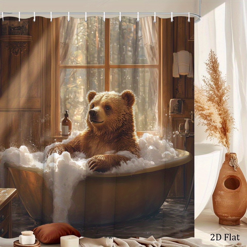 Tenda da doccia con orsetto ch - Home Bathroom Tub recensione e prezzo