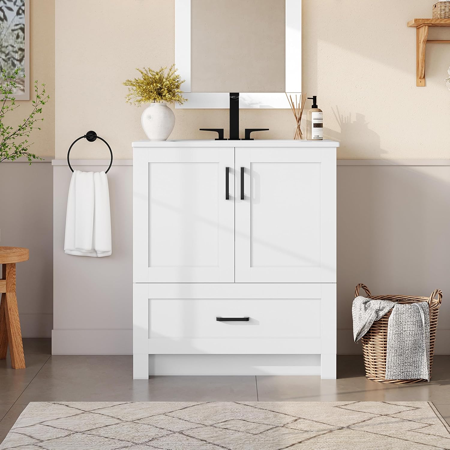 Mobile bagno da 30 pollici con - Home Bathroom Sink recensione e prezzo