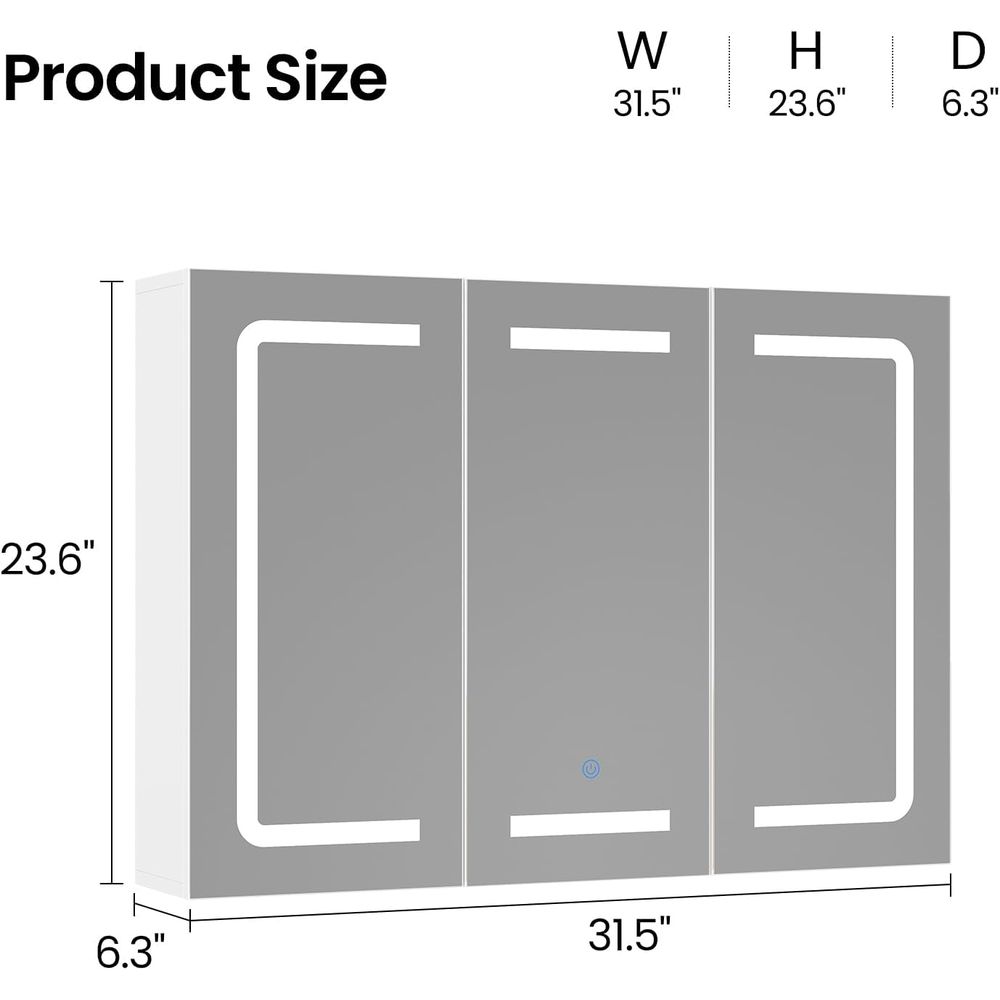 Organizzatore per Armadietto d - Home Bathroom Mirror recensione e prezzo