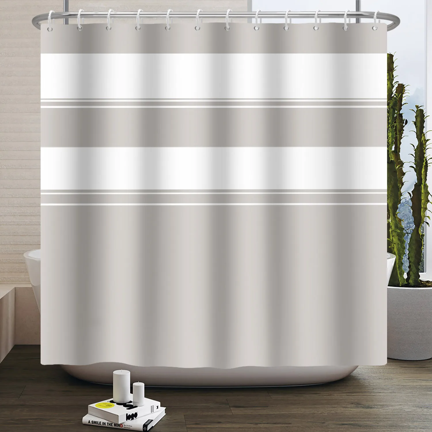 Tenda da doccia con motivo a l - Home Bathroom Partition recensione e prezzo