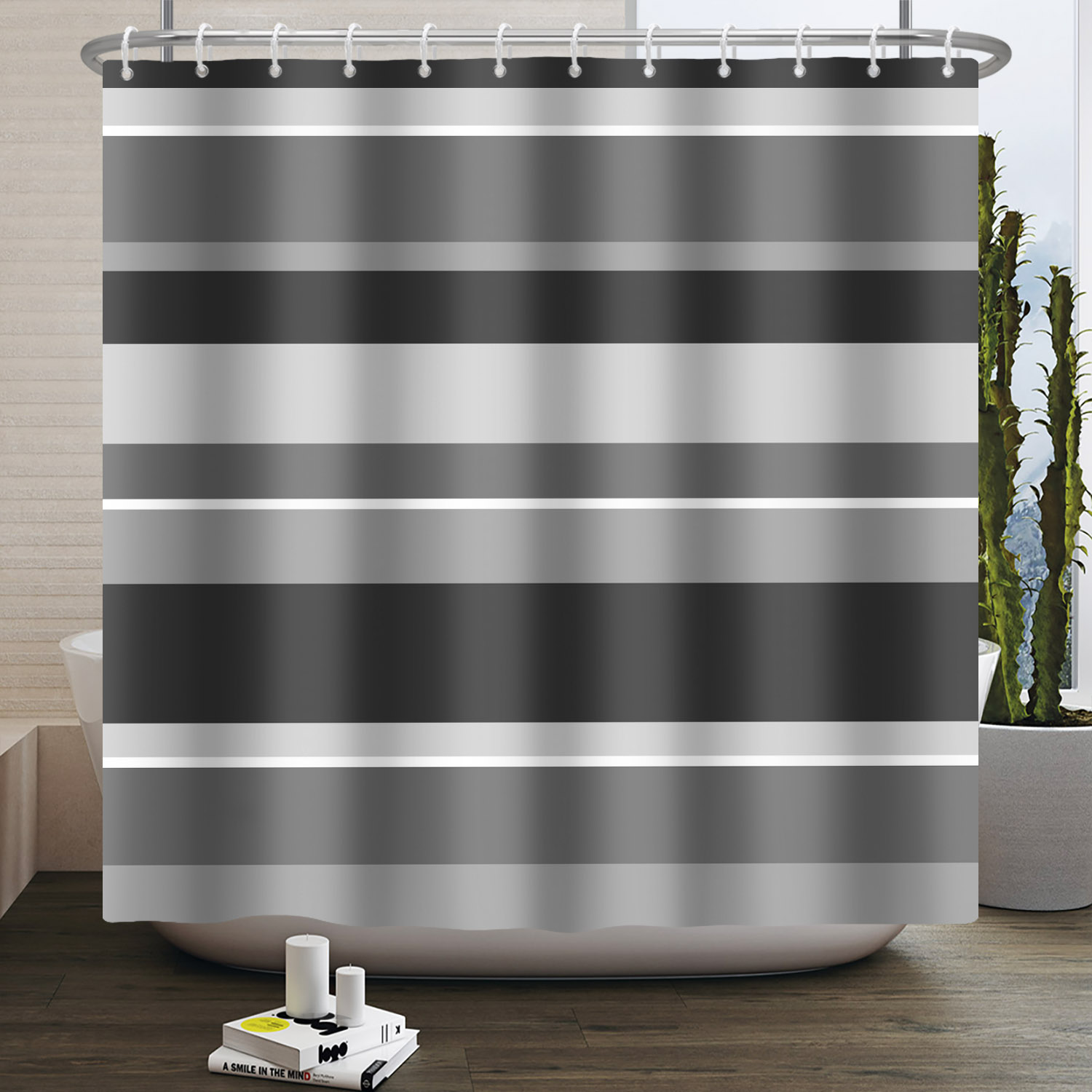 Tenda da doccia con motivo a l - Home Bathroom Partition recensione e prezzo