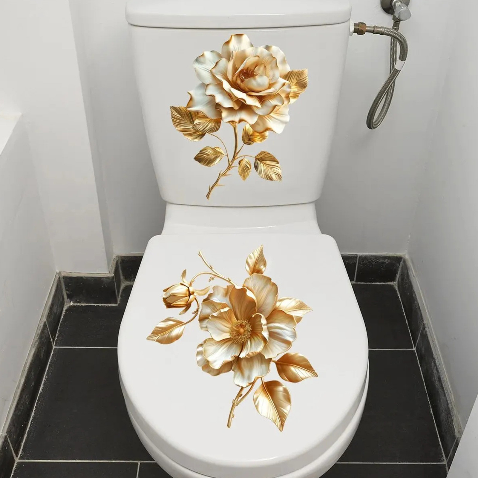 2 adesivi floreali per WC per  - Home Of The Year Bathroom recensione e prezzo