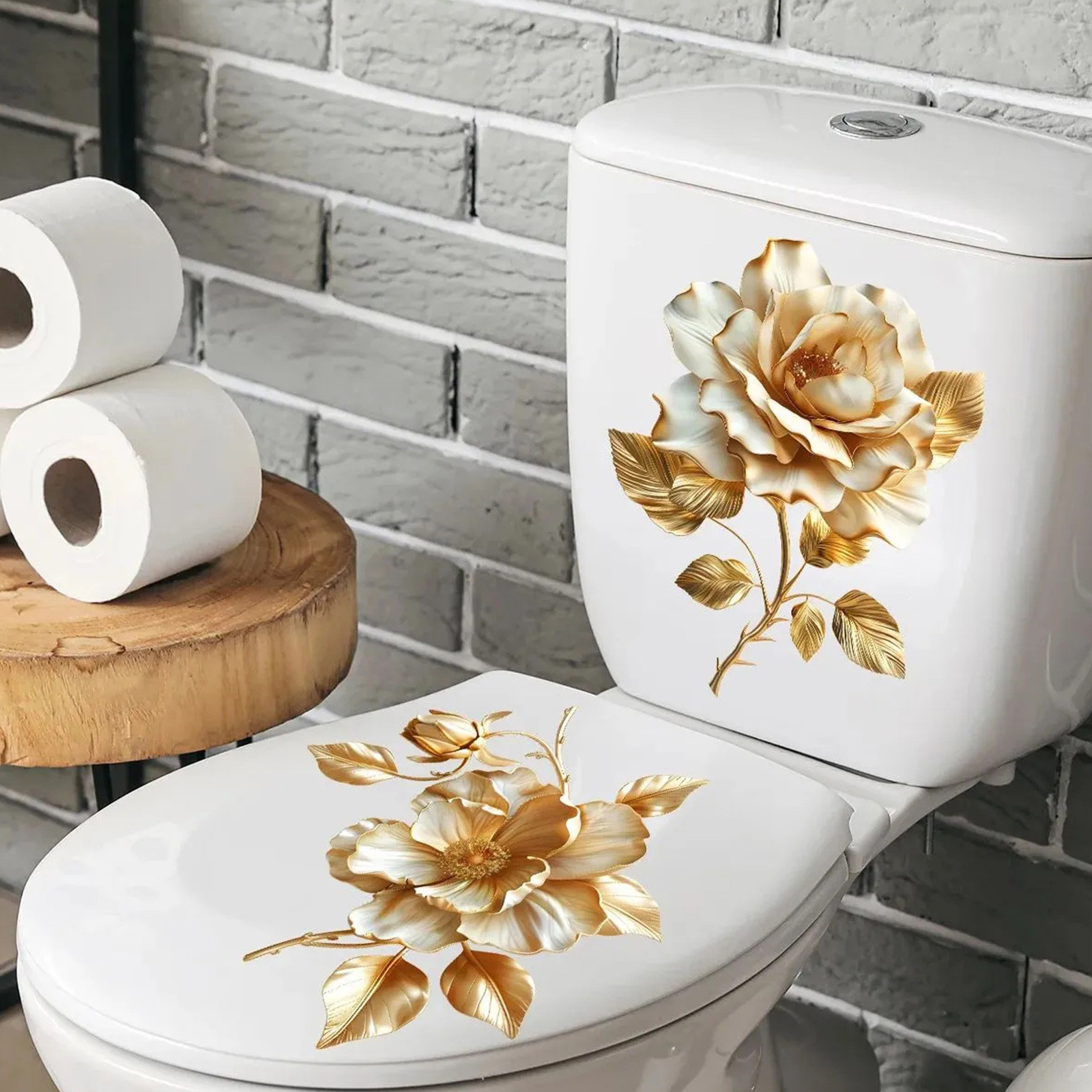 2 adesivi floreali per WC per  - Home Of The Year Bathroom recensione e prezzo