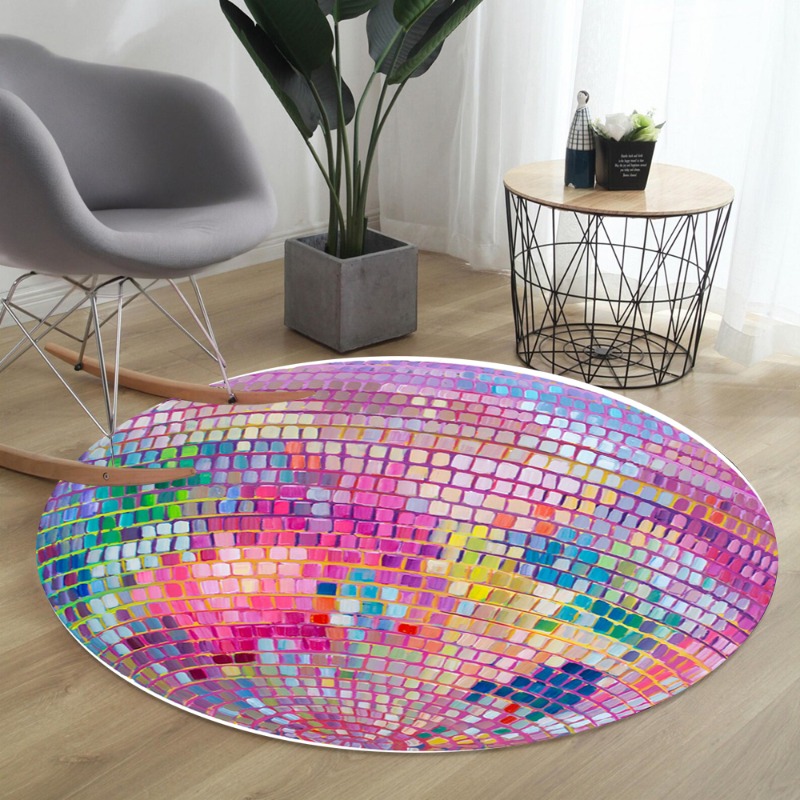 Tappetino rotondo con motivo q - Home Goods Bathroom Rugs recensione e prezzo